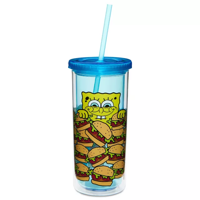 SpongeBob Squarepants Krabby Patties Cup with Straw - 20 oz. at Spencer's