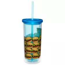 SpongeBob Squarepants Krabby Patties Cup with Straw - 20 oz. at Spencer's