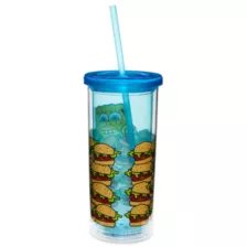 SpongeBob Squarepants Krabby Patties Cup with Straw - 20 oz. at Spencer's