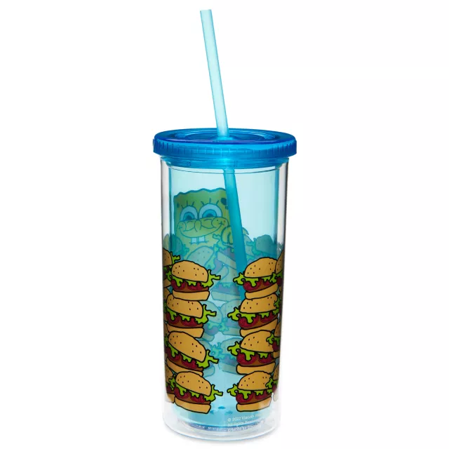 SpongeBob Squarepants Krabby Patties Cup with Straw - 20 oz. at Spencer's