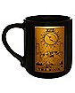 Black and Gold Sun and Moon Tarot Card Coffee Mug - 20 oz.