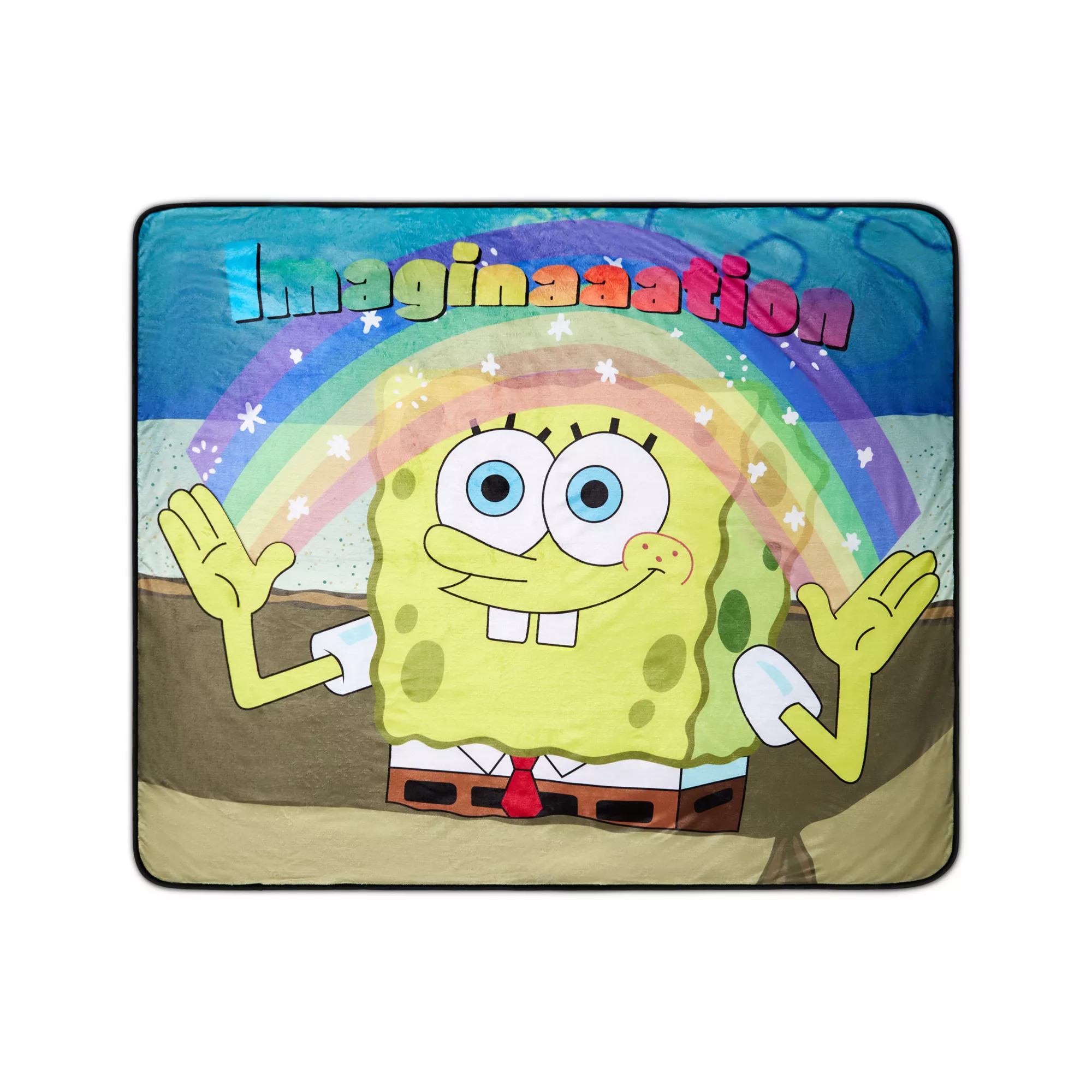 SpongeBob SquarePants Imagination Fleece Blanket at Spencer's