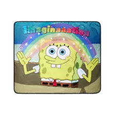 SpongeBob SquarePants Imagination Fleece Blanket at Spencer's