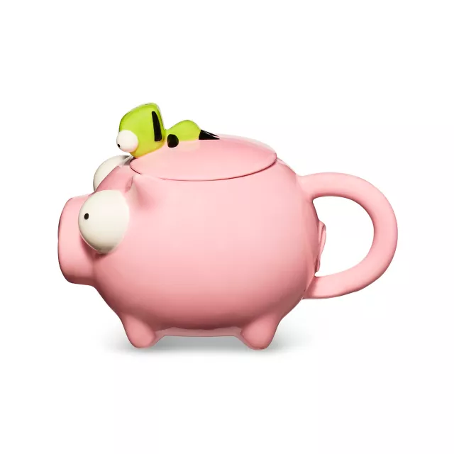 Invader Zim Flying Pig Molded Coffee Mug - 20 oz. - Spencer's