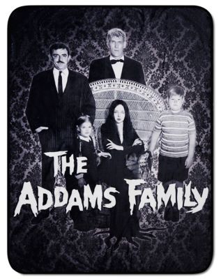 Addams Family Photo Fleece Blanket The Addams Family