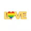 Multi-Pack Rainbow Pride Pin Set - 4 Pack at Spencer's