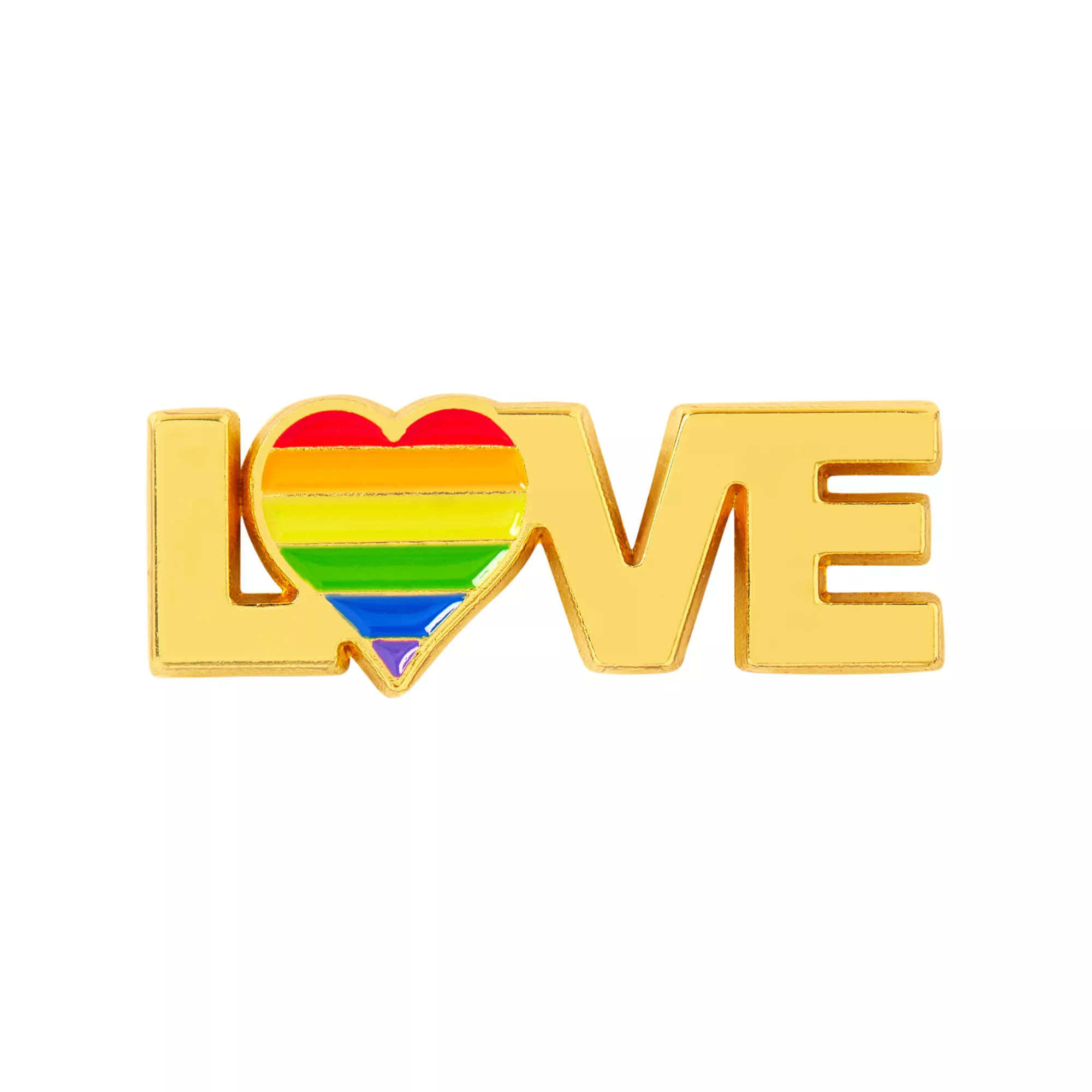 Multi-Pack Rainbow Pride Pin Set - 4 Pack at Spencer's