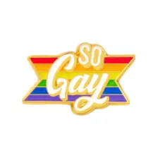 Multi-Pack So Gay Rainbow Pin Set - 4 Pack at Spencer's