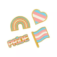 Multi-Pack Transgender Pride Pin Set - 4 Pack at Spencer's