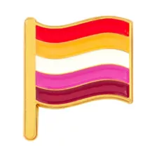 Multi-Pack Lesbian Pride Pin Set - 4 Pack at Spencer's