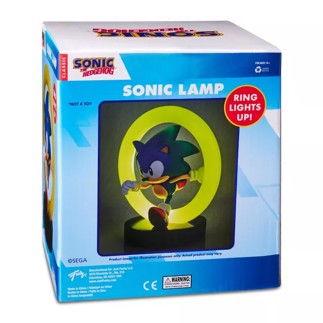 Sonic Ring Lamp - Sonic the Hedgehog at Spencer's