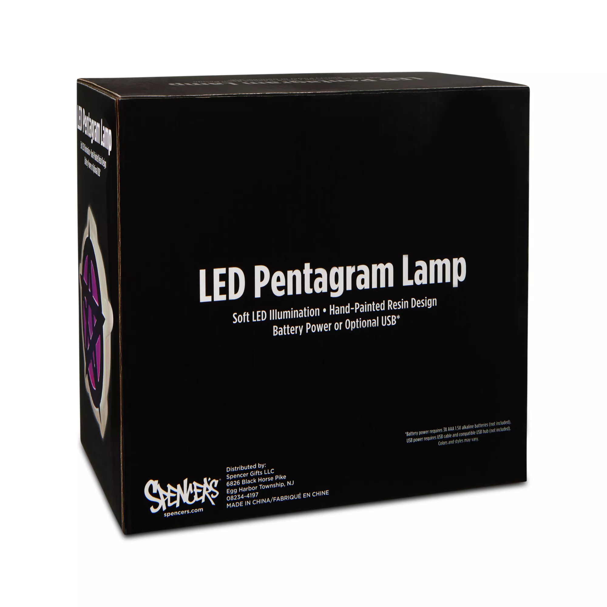 Pentagram LED Lamp at Spencer's