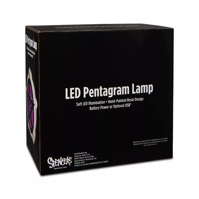 Pentagram LED Lamp at Spencer's