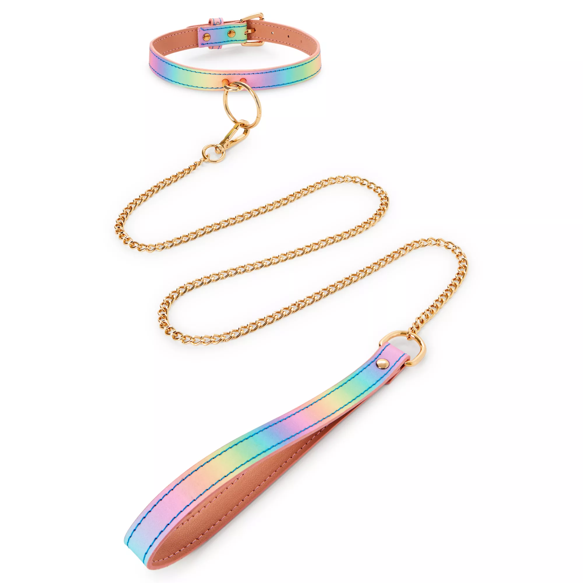 Pastel Bondage Collar and Leash - Pleasure Bound at Spencer's