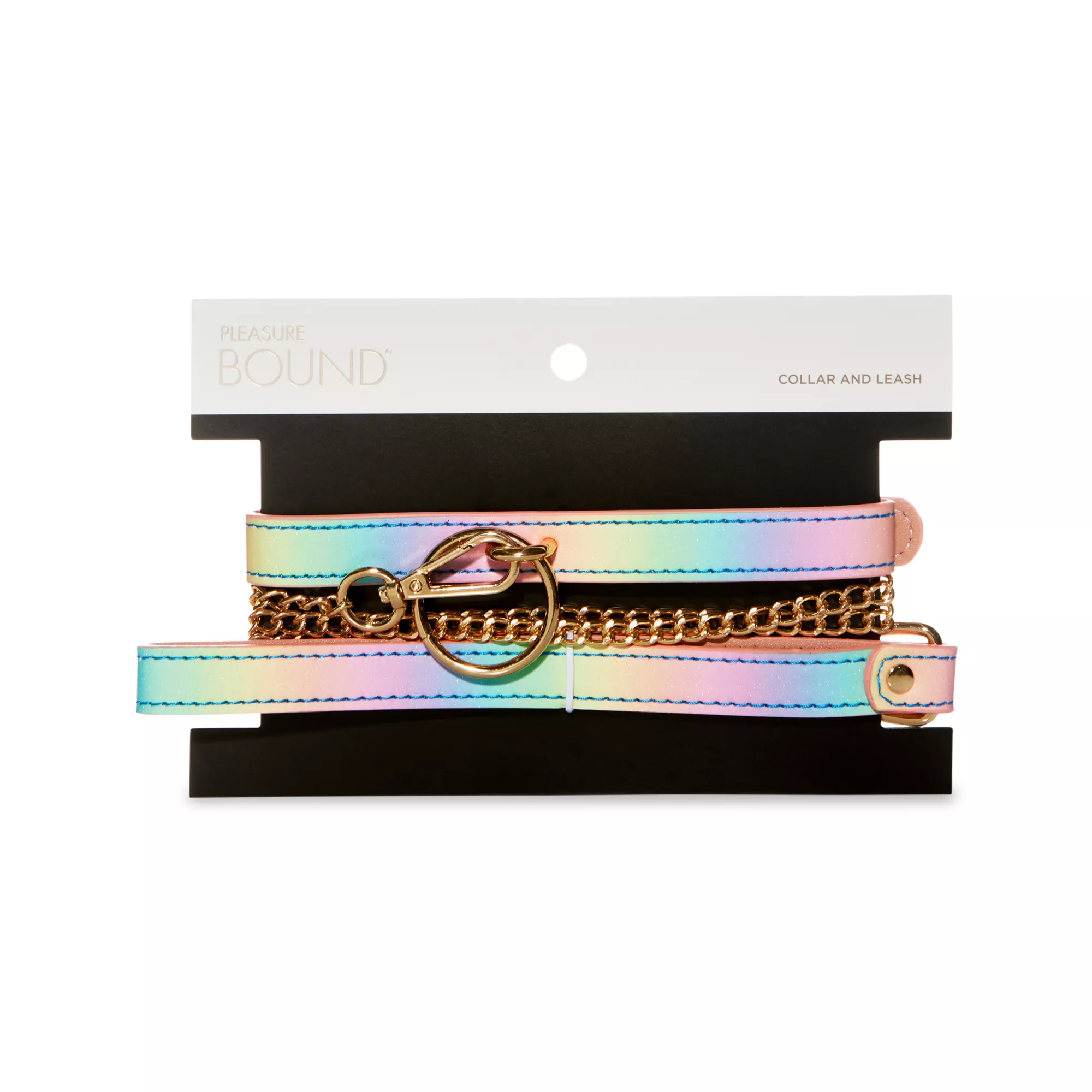 Pastel Bondage Collar and Leash - Pleasure Bound at Spencer's