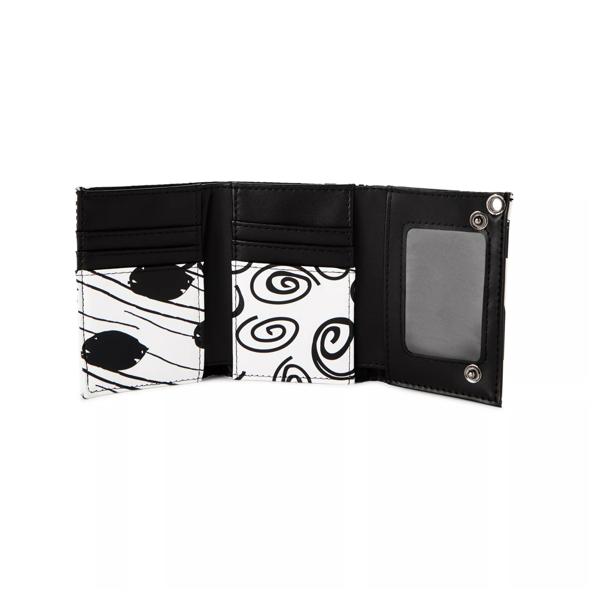 Black and White Jack Skellington Chain Wallet - The Nightmare Before Christmas at Spencer's