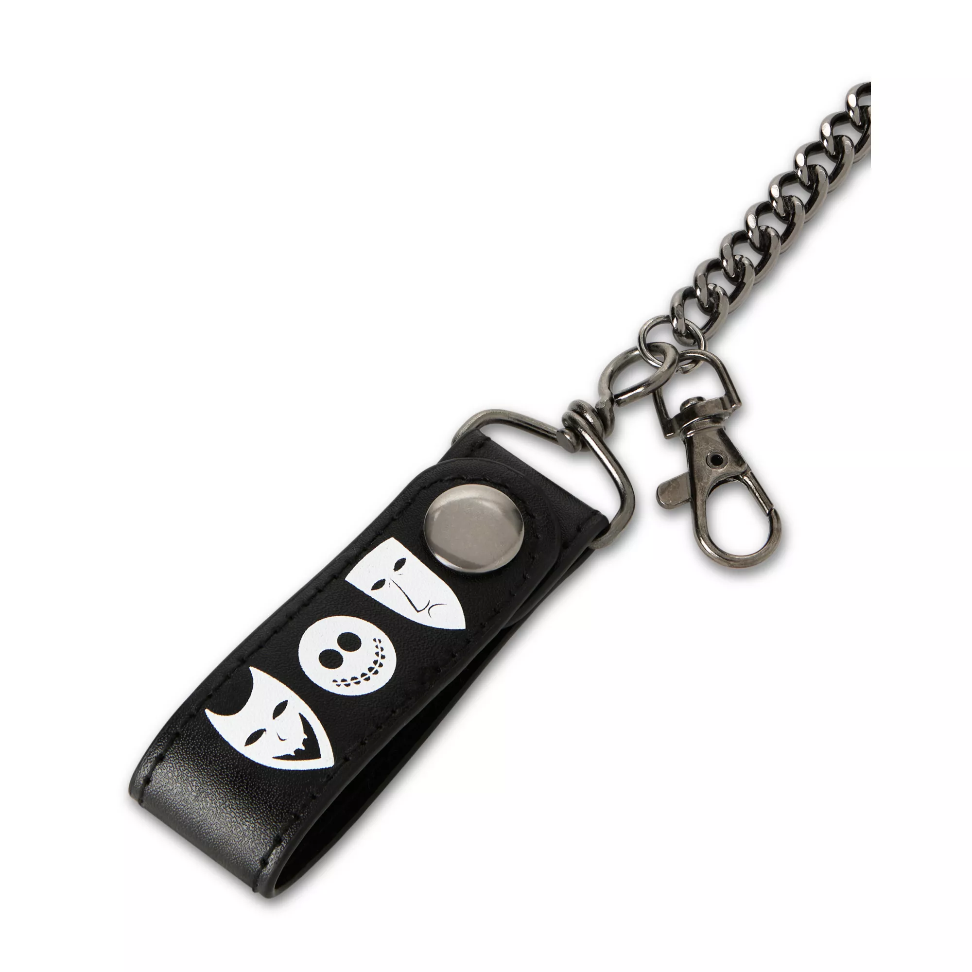 Black and White Jack Skellington Chain Wallet - The Nightmare Before Christmas at Spencer's