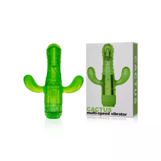 10-Function Waterproof Cactus Vibrator - 5.3 Inch at Spencer's