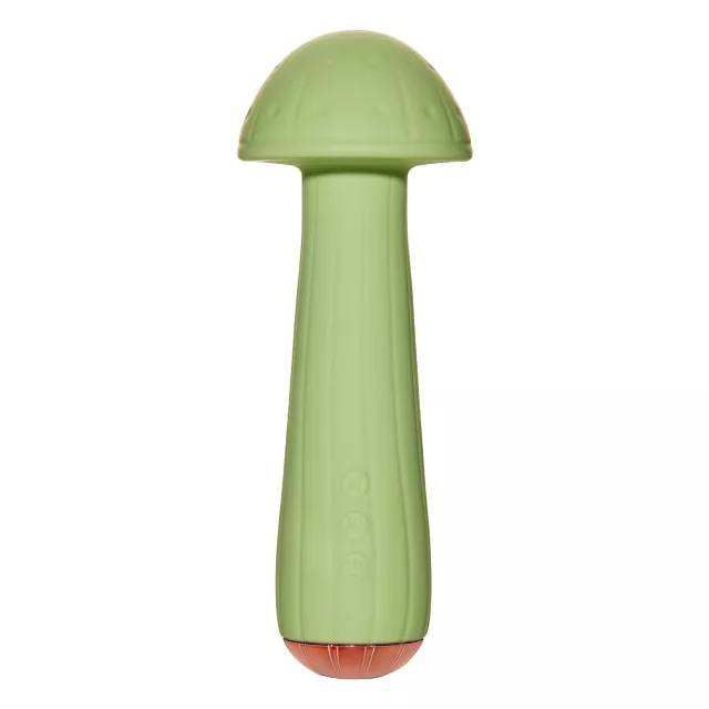 Green 5-Function Magic Mushroom Rechargeable Wand Vibrator - 5.9 Inch at Spencer's