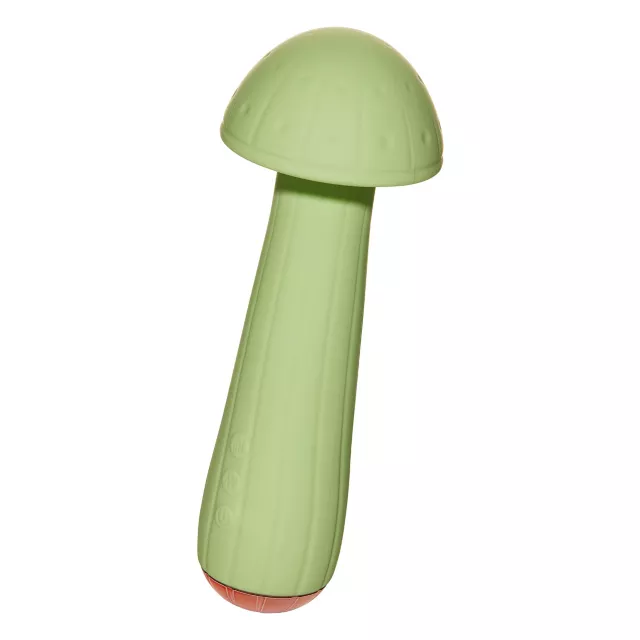 Green 5-Function Magic Mushroom Rechargeable Wand Vibrator - 5.9 Inch at Spencer's