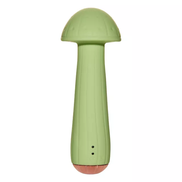 Green 5-Function Magic Mushroom Rechargeable Wand Vibrator - 5.9 Inch at Spencer's