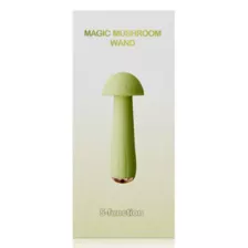 Green 5-Function Magic Mushroom Rechargeable Wand Vibrator - 5.9 Inch at Spencer's