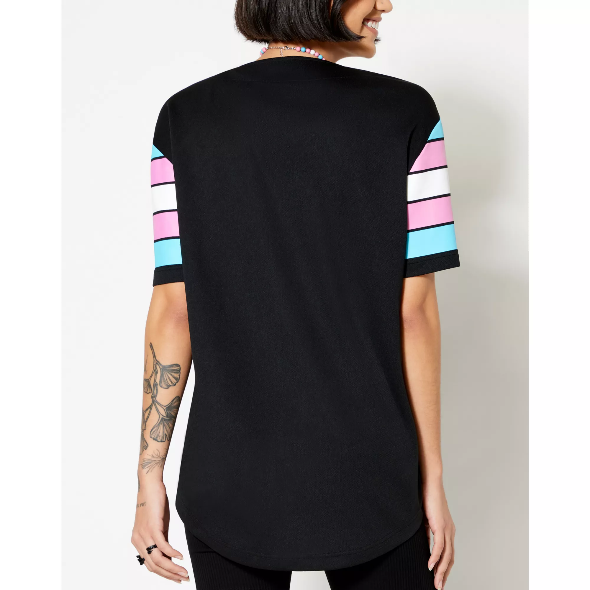 Proud AF Transgender Pride Baseball Jersey at Spencer's