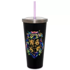 Hogwarts Crest Cup with Straw - 24 oz. at Spencer's