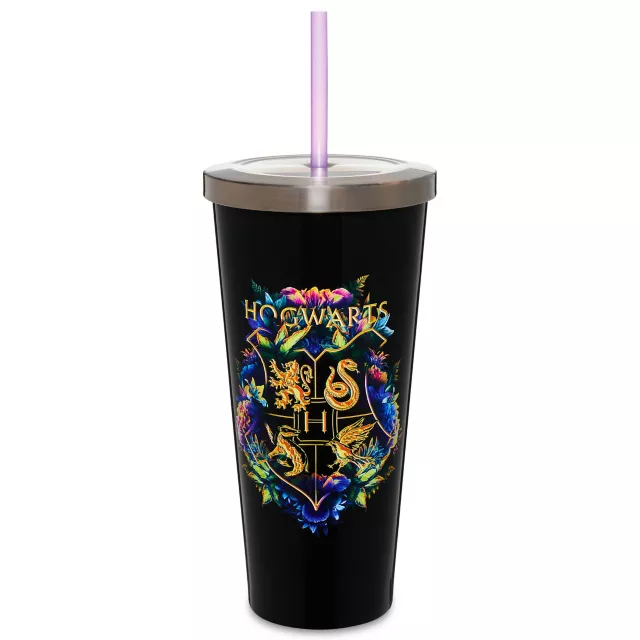 Hogwarts Crest Cup with Straw - 24 oz. at Spencer's