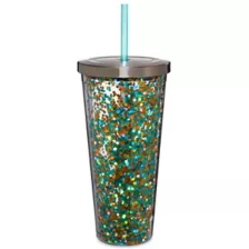 Scooby Doo Glitter Cup with Straw - 20 oz. at Spencer's