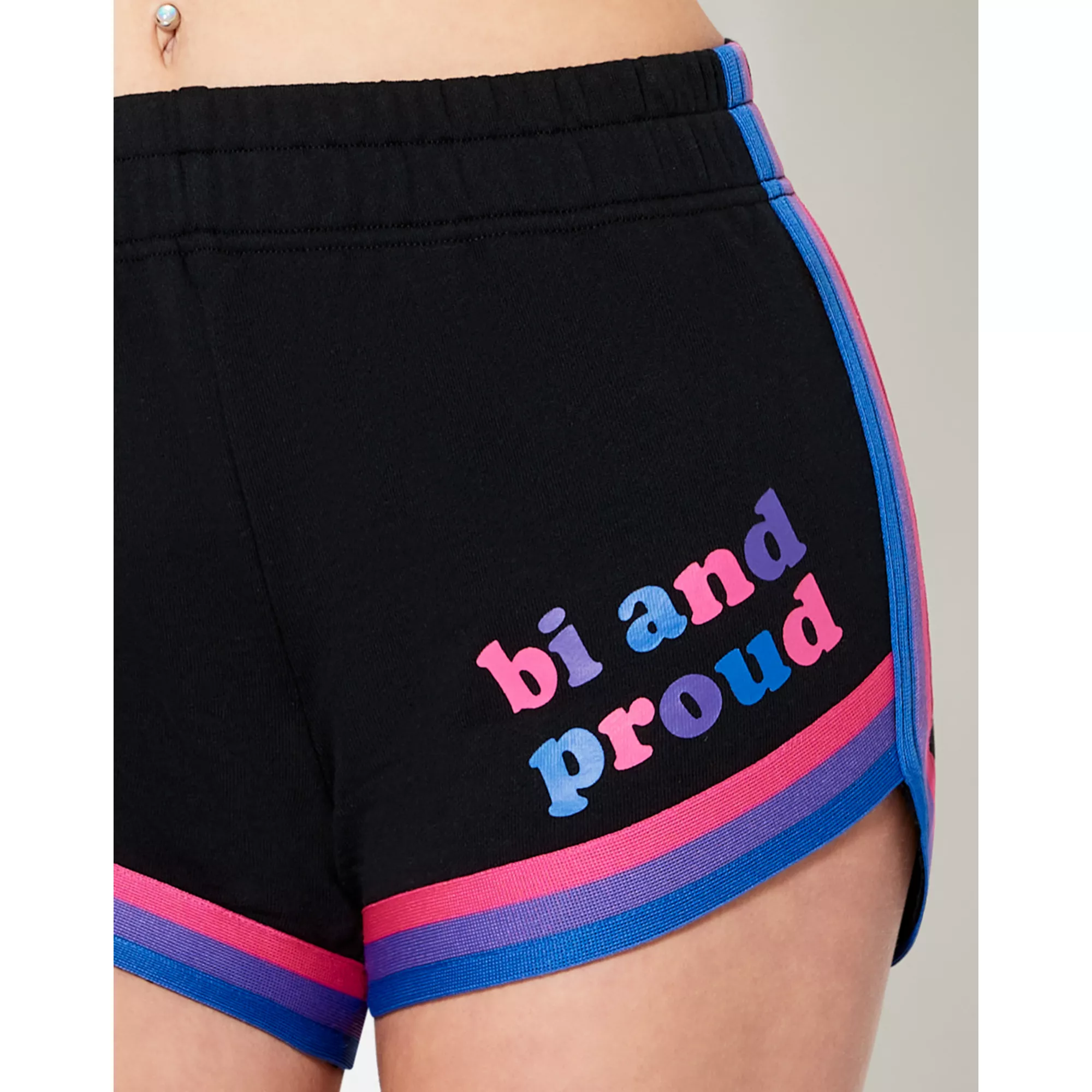 Bi and Proud Shorts at Spencer's