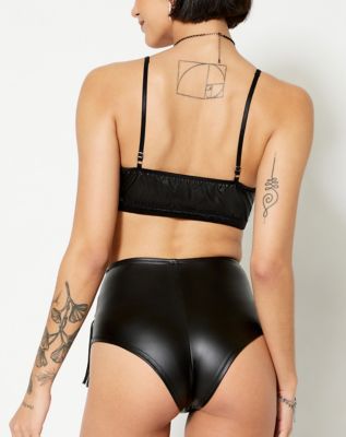 Black Studded Bra