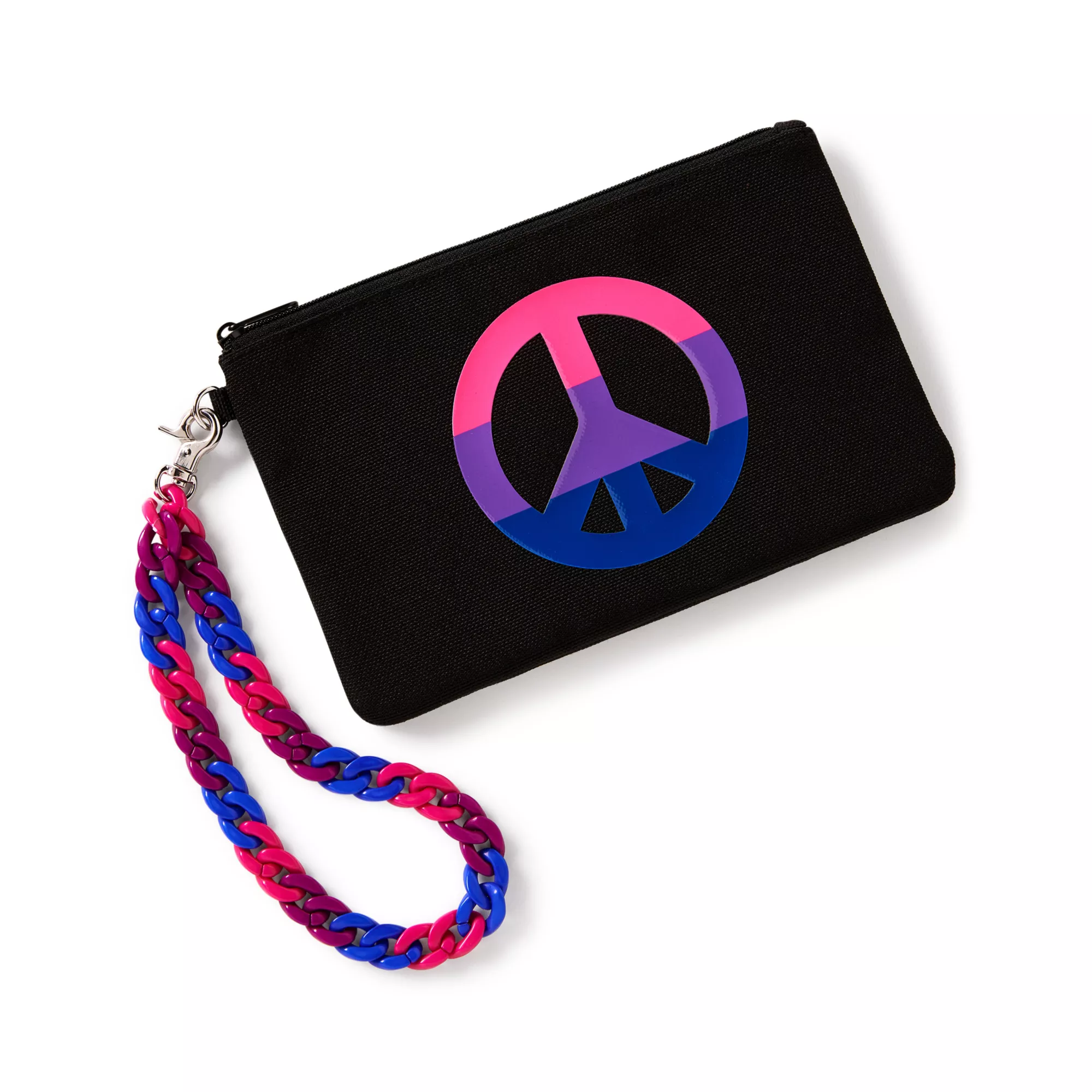 Peace Bisexual Pride Wristlet at Spencer's