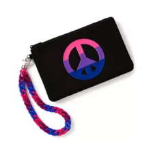Peace Bisexual Pride Wristlet at Spencer's