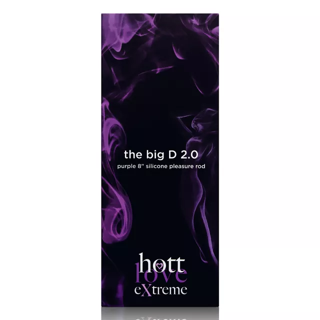 The Big D Dildo 2.0 8 Inch Purple - Hott Love Extreme at Spencer's