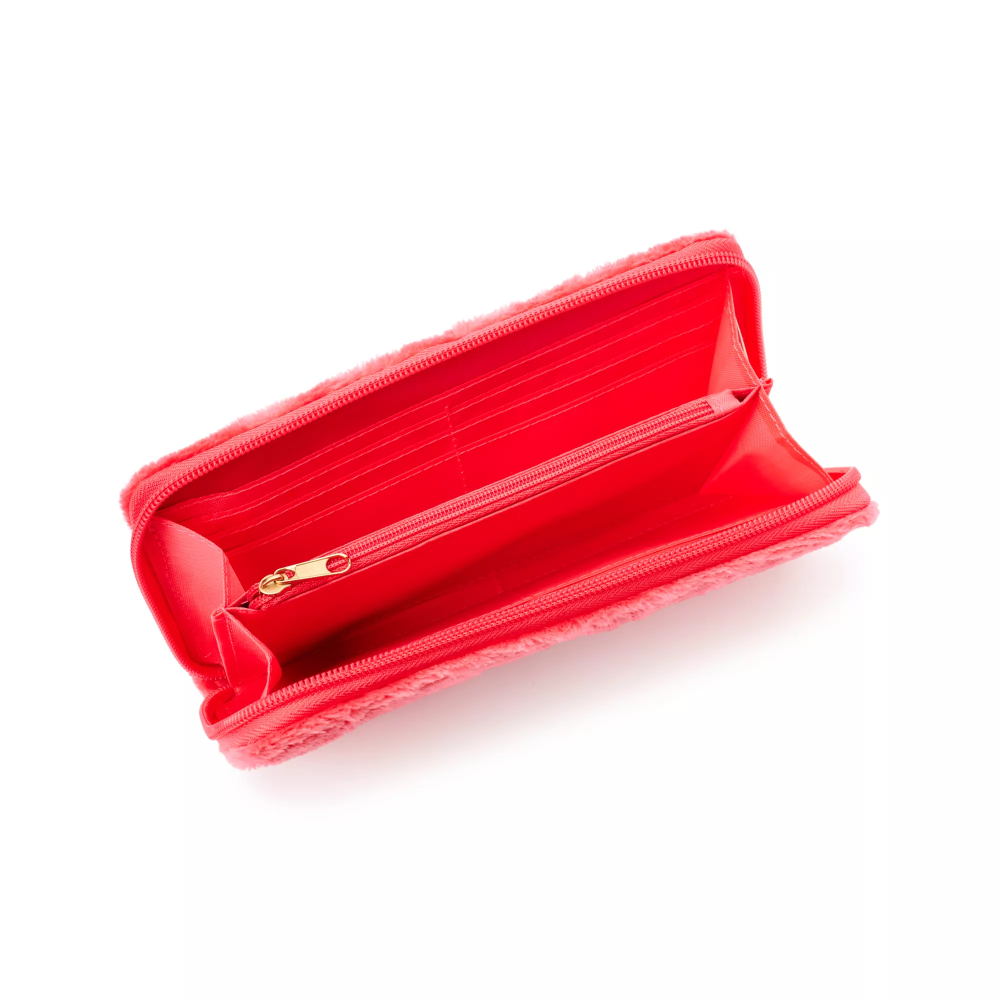 Fuzzy Gloomy Bear Zip Wallet at Spencer's