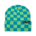 Green and Blue Checkered Beanie Hat - Rick and Morty at Spencer's