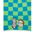Green and Blue Checkered Beanie Hat - Rick and Morty at Spencer's
