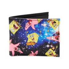 SpongeBob and Patrick Space Bifold Wallet - SpongeBob SquarePants at Spencer's