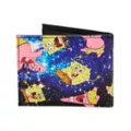 SpongeBob and Patrick Space Bifold Wallet - SpongeBob SquarePants at Spencer's