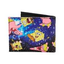 SpongeBob and Patrick Space Bifold Wallet - SpongeBob SquarePants at Spencer's