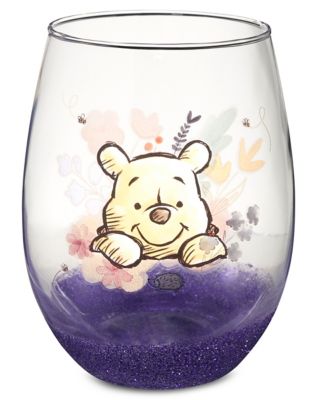 Winnie the pooh and friends 20 Oz Drinking Glasses with Bamboo Lids and  Glass Straw 1 available #fyp #fyi #supportsmallbusinesses…