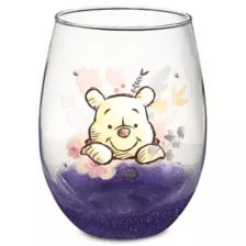 Winnie the Pooh Glitter Stemless Glass -  20 oz. at Spencer's