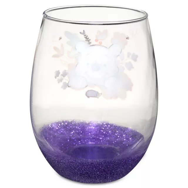 Winnie the Pooh Glitter Stemless Glass -  20 oz. at Spencer's