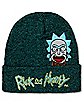 Peekaboo Cuff Beanie Hat - Rick and Morty