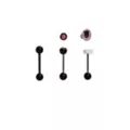 Multi-Pack Eyeball Barbells 3 Pack - 14 Gauge at Spencer's