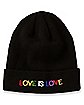 Love is Love Cuff Beanie Hat