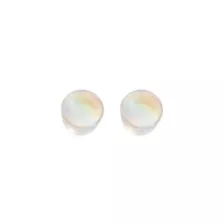 White Iridescent Plugs at Spencer's