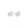 White Iridescent Plugs at Spencer's