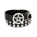 Black Studded Pentagram Belt at Spencer's